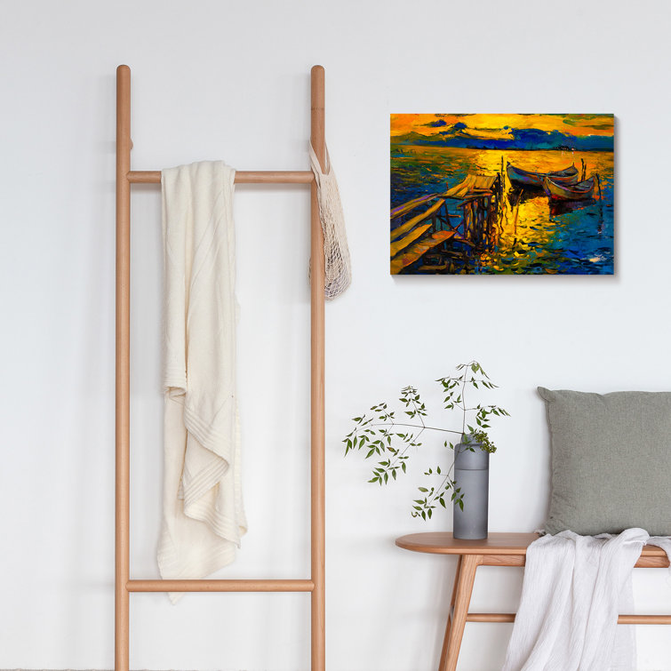 Breakwater Bay Vertical Art Wrapped Canvas Painting Wrapped Canvas